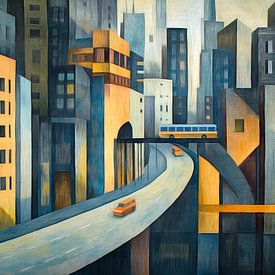 Cityscape by Jutta Maria Pusl