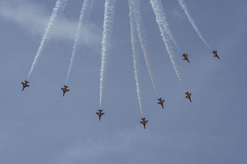 Die südkoreanischen Black Eagles in Aktion während RIAT 2022. von Jaap van den Berg