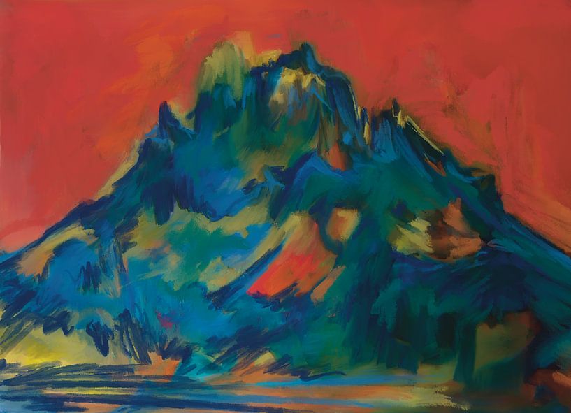 MY MOUNTAIN MEMORY - IN ORANGE van LISA DC