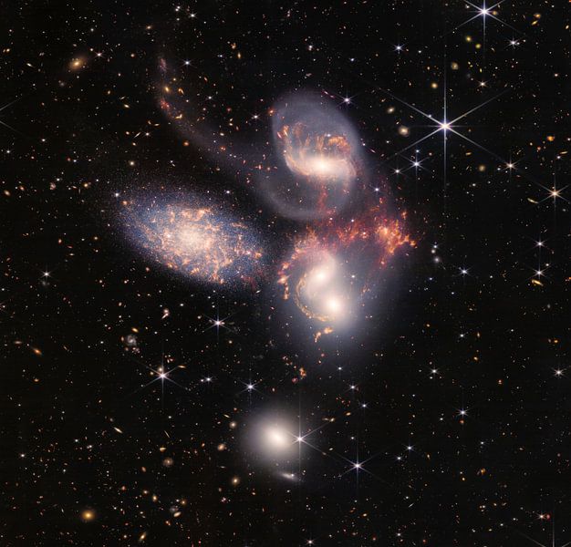 Stephan's Quintet by NASA and Space