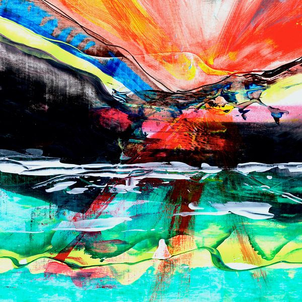 Square Abstract #101 by Tymn Lintell