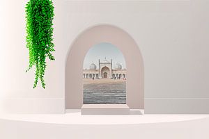 Blick auf die Moschee