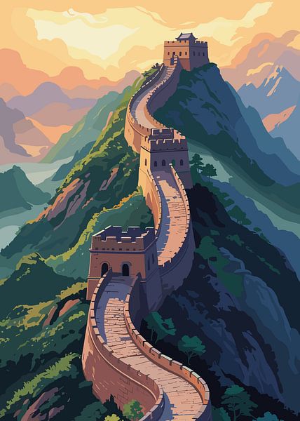 Great Wall of China by Vicky Hanggara