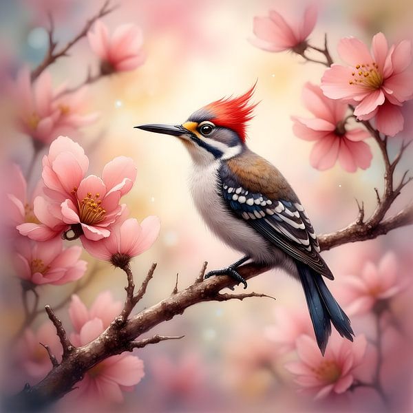 Guardian of the flowers by Kristin M