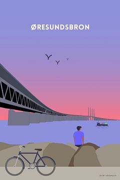 Oresund Bridge. Connects Sweden with Denmark. by Bart Sallé