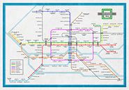 Metrokaart Rotterdam 2050 van Frans Blok thumbnail