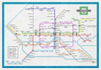 Metrokaart Rotterdam 2050