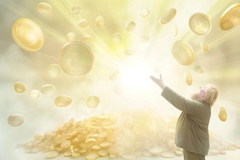 Regen van geld van Heike Hultsch