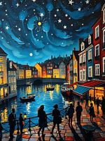 City Night Waterfront