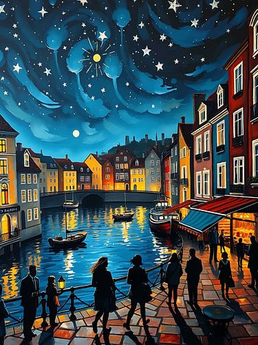 City Night Waterfront