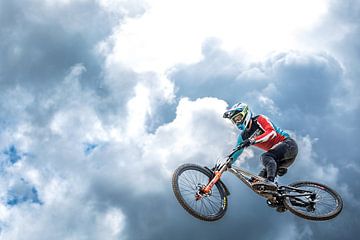 Downhill world cup in Leogang Austria by Herbert Huizer