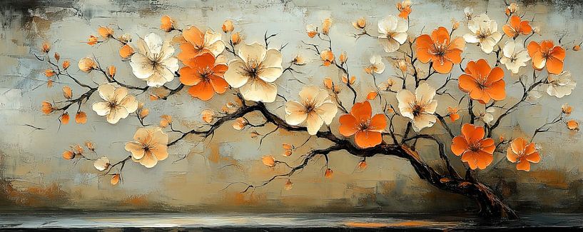 Stilleven met Bloemen 7967 van Kunst Kriebels