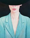 The model with the overcoat and black hat. by Jan Keteleer (JanKé): A Journey Beyond the Canvas thumbnail