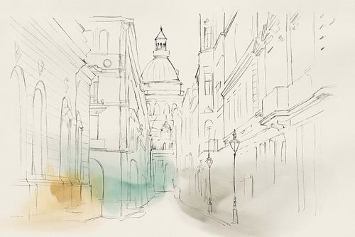 Stad Sketches I, Isabelle Z 