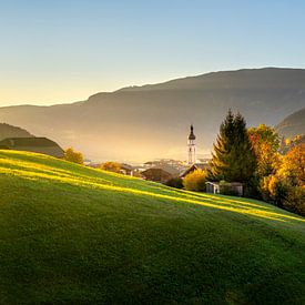 Kastelruth Sonnenuntergang in den Dolomiten von Voss Fine Art Fotografie