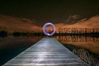 Lightpainting am See
