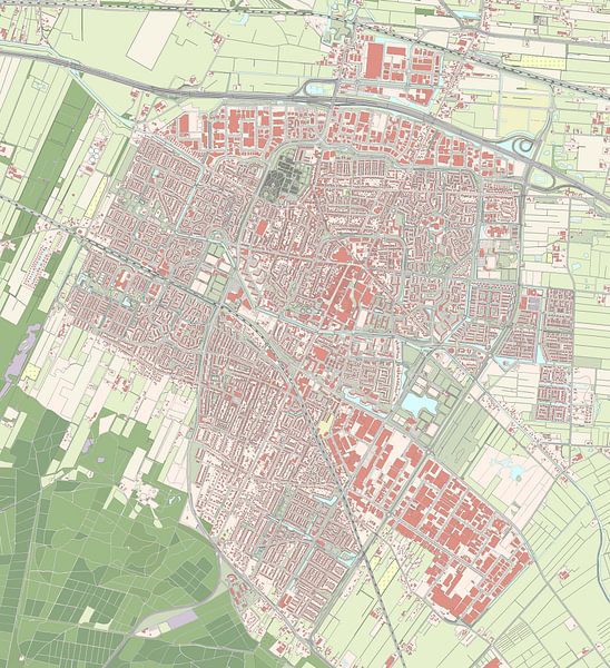 Map of Veenendaal by Rebel Ontwerp