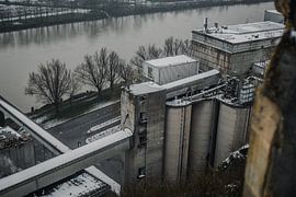 Industrial River: The Grey Heart of the Winter Urban Edge
