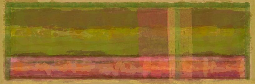 Panorama 'Rothko', aardetinten van Rietje Bulthuis