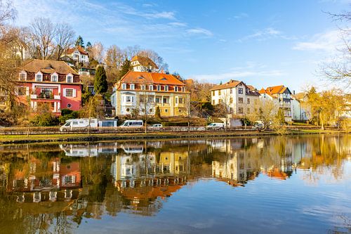 Lentewandeling door de mooie stad Schmalkalden