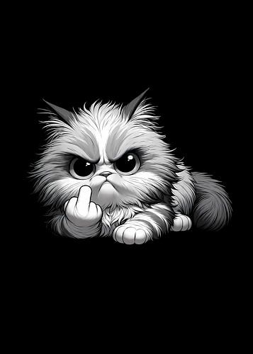 Un chat espiègle qui a de l'allure