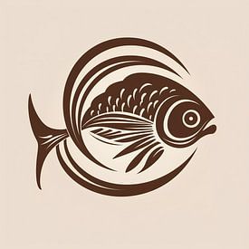 Poisson élégant sur Vythryd Arts