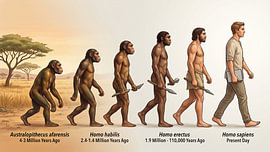 The March of the ‘'’ Evolution by Manjik Pictures