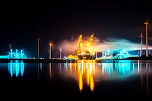 Industrie aan de haven van Aitches Photography