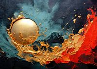 Fire's Glacial Dance