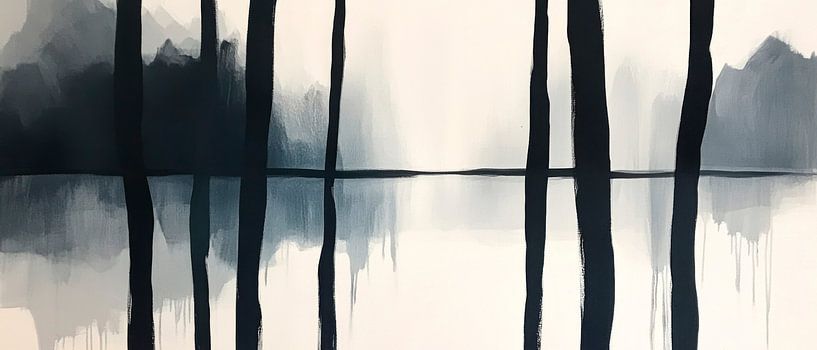 Bosreflectie van Poster Art Shop