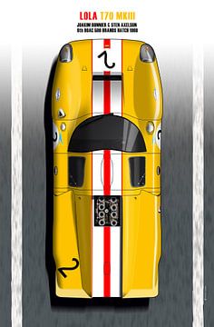 Lola T0 BOAC Brands Hatch 1968 van Theodor Decker