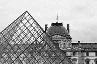 Parijs, het Louvre van Blond Beeld thumbnail