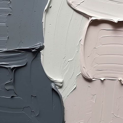 Sentiments superposés en nuances de gris