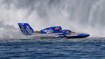 H1 Unlimited hydroplane raceboot. van Jaap van den Berg
