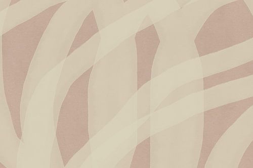 Abstracte aquarel lijnen in neutrale pastelkleuren nr. 10