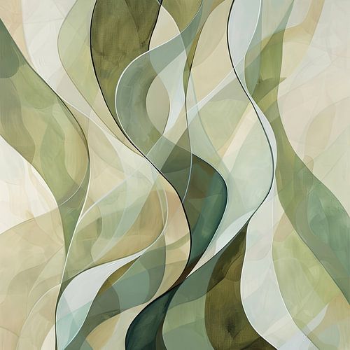 Abstracte golven - Moderne kunst