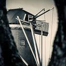 Molen Rijn en Zon te Utrecht in zwart wit van Jeroen thumbnail