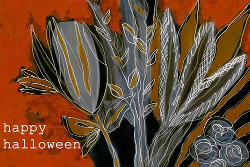 Abstract Halloween Foliage