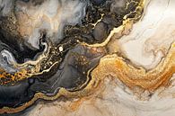 Abstract artwork with gold accents by Imperial Art House thumbnail