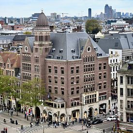 De Dam in Amsterdam van Ria Scheewe