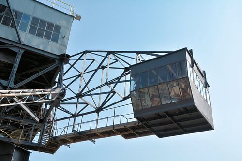 Voormalige kolengraafmachine in de voormalige dagbouwmijn Golpa-Nord bij Gräfenhainichen