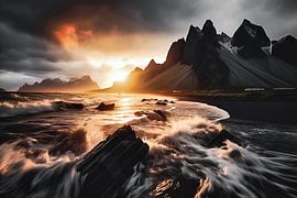 Sunrise in Iceland
