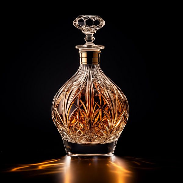 Whiskey-Karaffe gold von TheXclusive Art