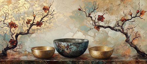 Branches Bowls and Blooms by Eye catching paintings