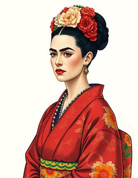 Frida Japanse kunst 4 van MIROKKU