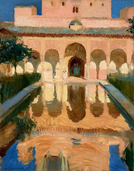 Hall of the Ambassadors, Alhambra, Granada, Joaquín Sorolla y Bastida by Masterful Masters