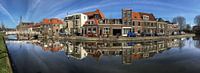Oude gracht Weesp panorama Weesp in Beeld