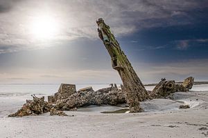 Zeeland Schiffswrack von Cindy van der Sluijs