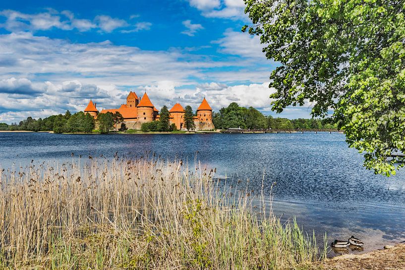Wasserburg Trakai, Litauen  van Gunter Kirsch