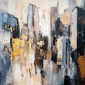 City Lights and Shadows by Wonderful Art